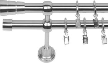 120 cm 19 mm tērauda efekts