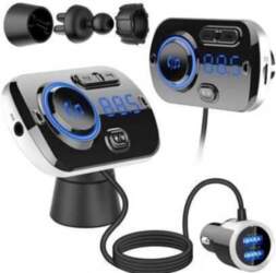 Automobiļu FM modulators, MP3, 2 USB