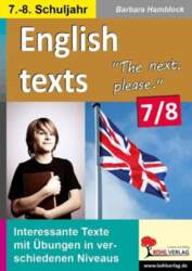 English texts - The next, please