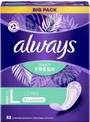 Higēniskās paketes Always Liners Long, 0%