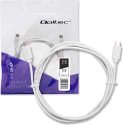 Kabelis Usb C tips, 2m, balts