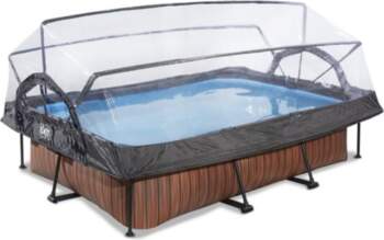 Karkasa baseins ar filtru un jumtu