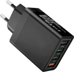 Lādētājs Perfee, 4xUSB, Quick Charge 3