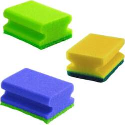 Master Profiled Dish Sponge, 3 pcs