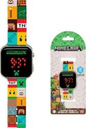 Minecraft Elements digitālais LED pulkstenis