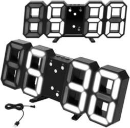 Modinātājs/pulkstenis/termometrs 4in1