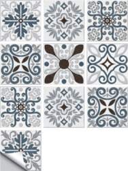 Pašlīmējošs patchwork pvc panelis flīžu komplekts