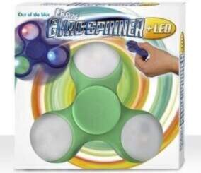Spinner ar LED gaismām