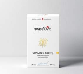 SwissOvit C vitamīns 500 mg, 30
