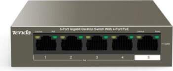 Tenda TEF1105P network switch Managed Fast