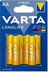 Varta Longlife LR06 elementi, 6 gab