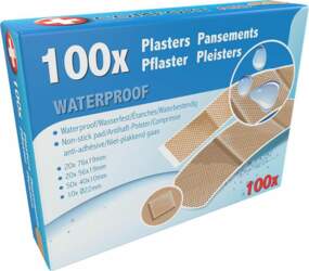 Plāksteri 100gab