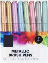 Marķieri METALLIC 8gab