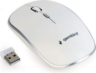 Optiskā datorpele USB, balta