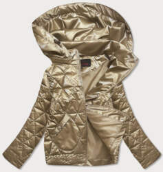 Bench LONG QUILTED HOODED striukė BLACK