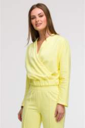 BeWear B292 Wrap front sweatshirt -
