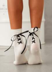 Zeķes Milena 1597.001 Sznurowane 37-41