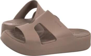 Crocs Getaway Platform H-Strap Latte 209409-2Q9