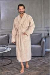 Vīriešu frotē halāts L&L 2450, M-2XL