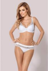 Nipplex Push-up krūšturis-bralete Mefemi Claudia, balts