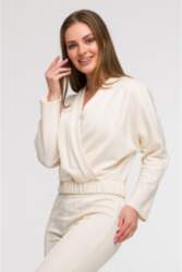 BeWear B292 Wrap front sweatshirt -
