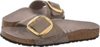 Birkenstock Madrid Big Buckle Python Gray