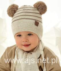 Zēnu komplekts AJS 48-317 Cepure+šalle