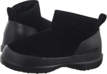 moon boots low black