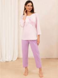 Sieviešu pidžama Regina 706 3/4, 2XL-4XL