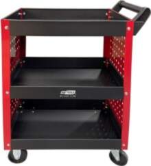 AW METAL WORKSHOP TROLLEY 3 LEVELS