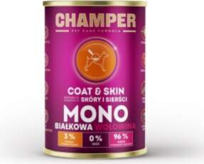 CHAMPER Coat & Skin Monoprotein Beef