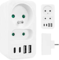 Current socket x2 + 4xUSB Maclean