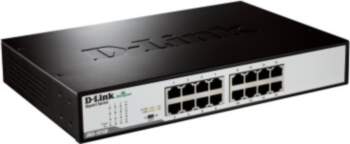 D-Link DGS-1016D/E network switch Unmanaged Black