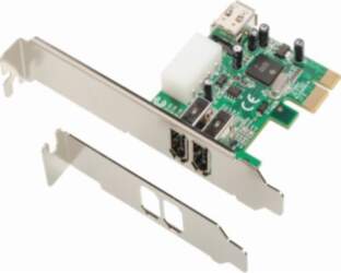 Dawicontrol DC-1394 PCIe FireWire Controller interface
