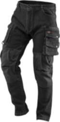 DENIM work trousers, black, size L