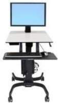Ergotron WorkFit-C Single HD Sit-Stand Workstation