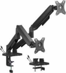 Gembird MA-DA2U-01 Adjustable desk 2-display mounting