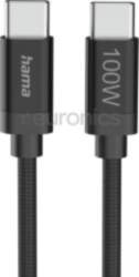 Hama Fabric Charging Cable, USB-C -