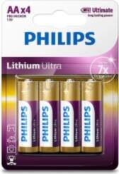 Philips Lithium Ultra, AA, 4 gab