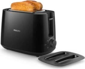 PHILIPS Tosteris, 830W (melns)