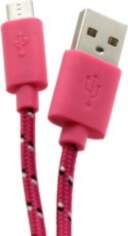 Sbox USB-1031P USB->Micro USB 1M  pink