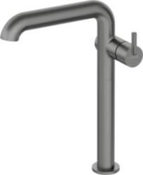 Tall basin mixer with rectangular spout