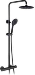 Black Thermo Shower Column