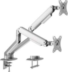 Dual 17"-32" Monitor Spring-Assisted Arm