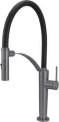 Kitchen faucet with flexible spout -