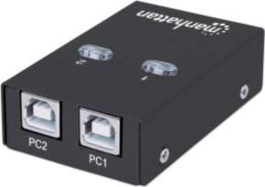 Manhattan USB-A Automatic Sharing Switch, 2x