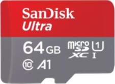 SanDisk Ultra microSD 64GB + SD-adapt