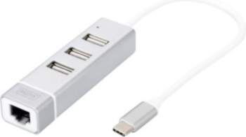 3-Port USB Typ-C Hub, Dockingstation