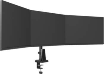 Desk mount for 3 monitors 10-27"
