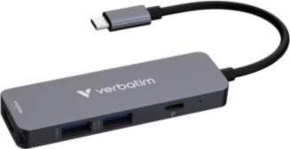 Dokstacija Verbatim USB-C Essentials Multiport Hub